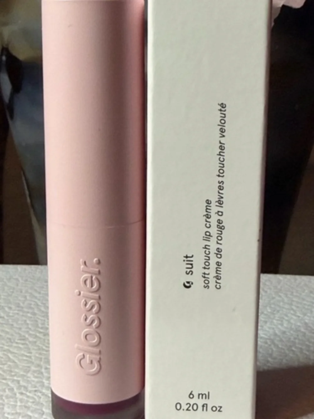 Glossier Soft-Soothing Creme Lipstick In Tempo NIB
